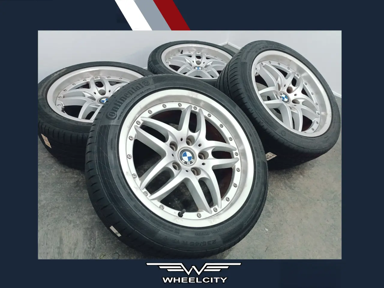Billede 1 - 5x120 17" ET20 nav 74,1ø BMW style-71 splitfælge