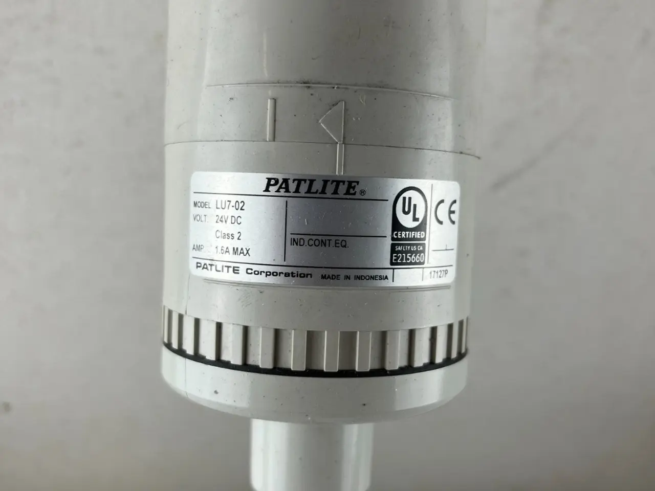 Billede 2 - Patlite LU7-02 Red LED Signal Tower Light 24V DC