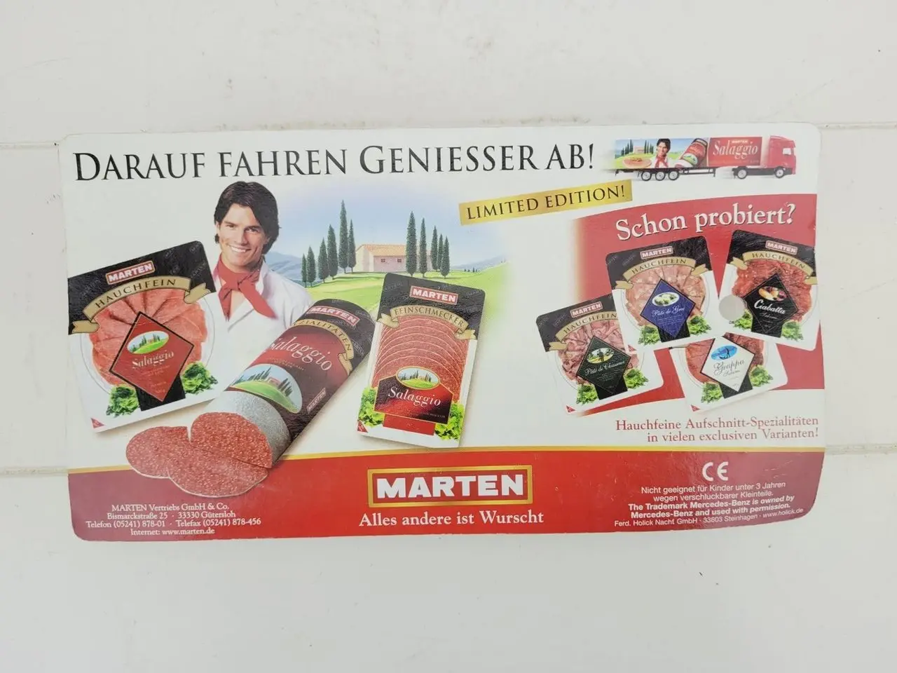 Billede 3 - Modellastbil, Holick - Mercedes benz MARTEN Salagg