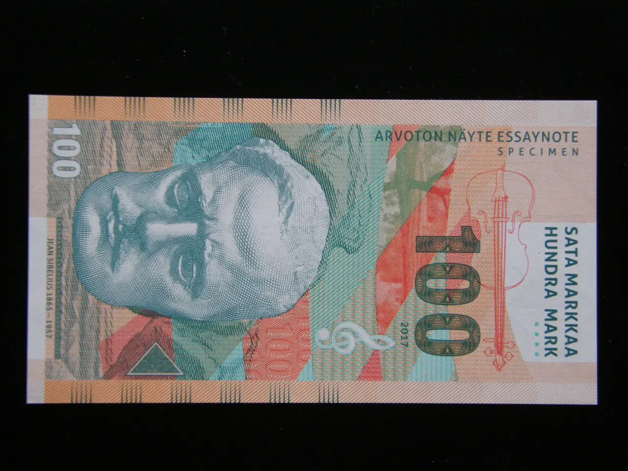 Billede 1 - Finland 100 Markkaa 2017 Specimen Unc.