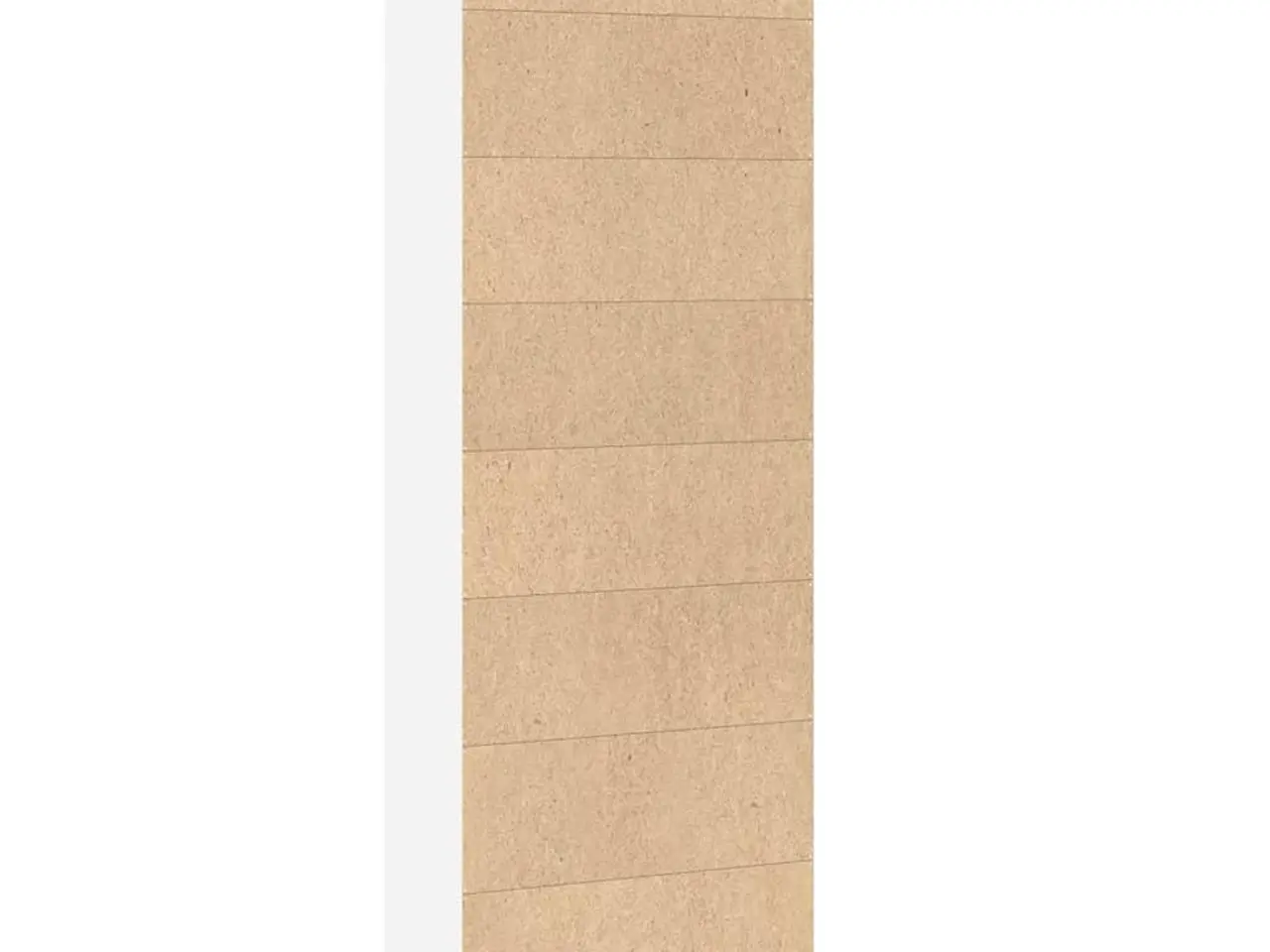 Billede 6 - Bogreol hvid 60x24x176 cm konstrueret træ