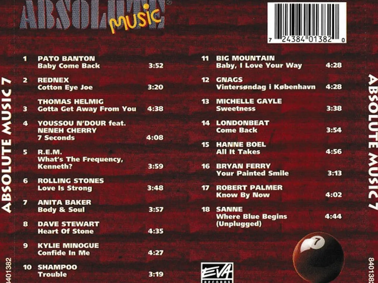 Billede 2 - Diverse kunstnere – Absolute Music 7 – CD