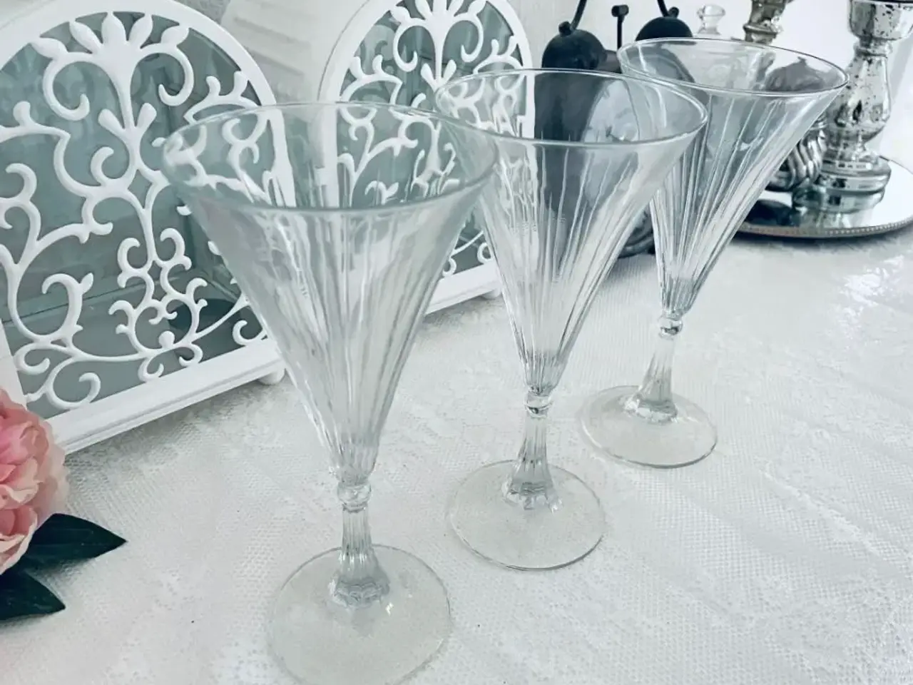 Billede 1 - 3 stk vintage glas