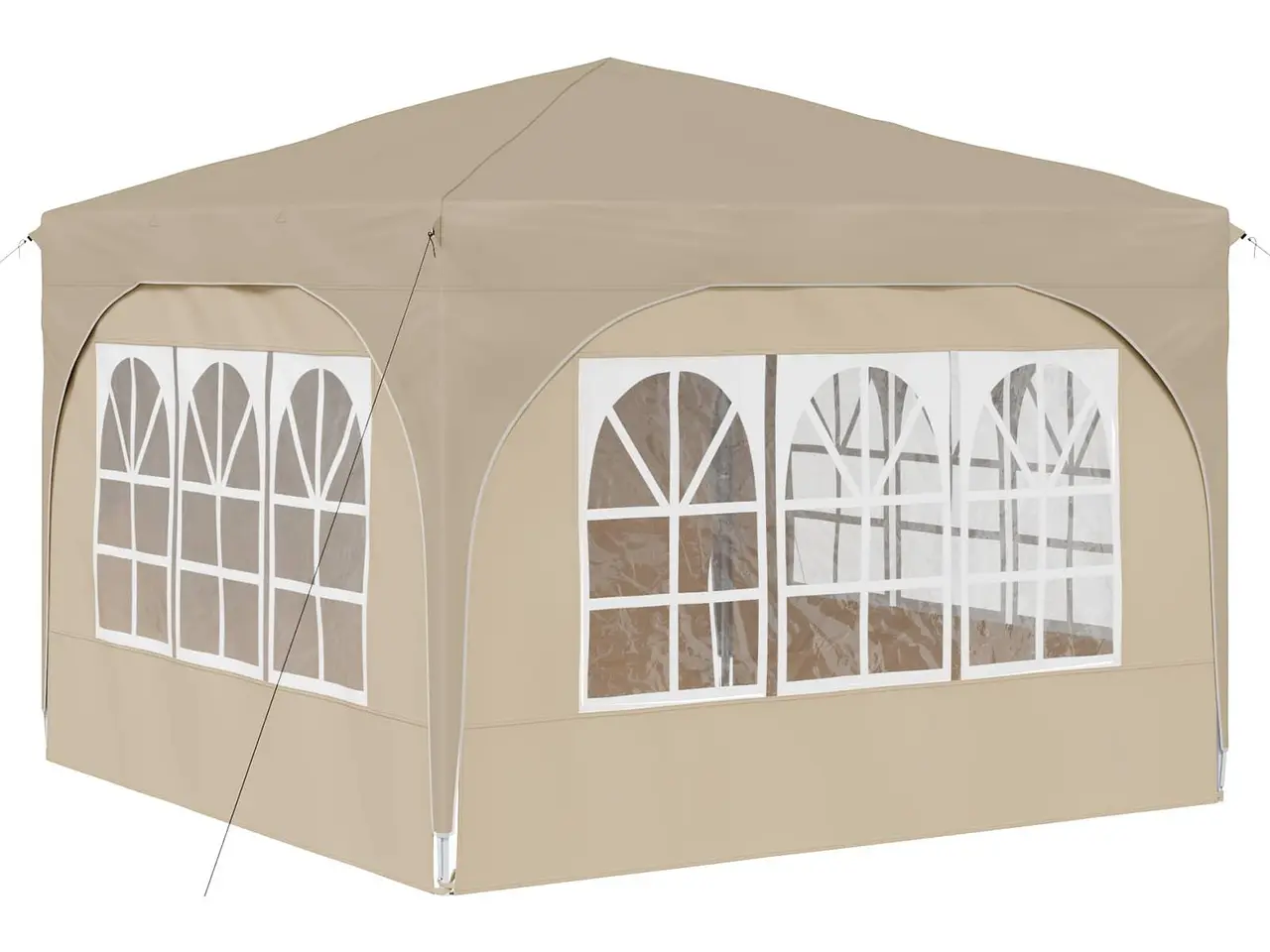 Billede 9 - Pop-up Festtelt 290 x 290 x 245 cm Cremefarvet