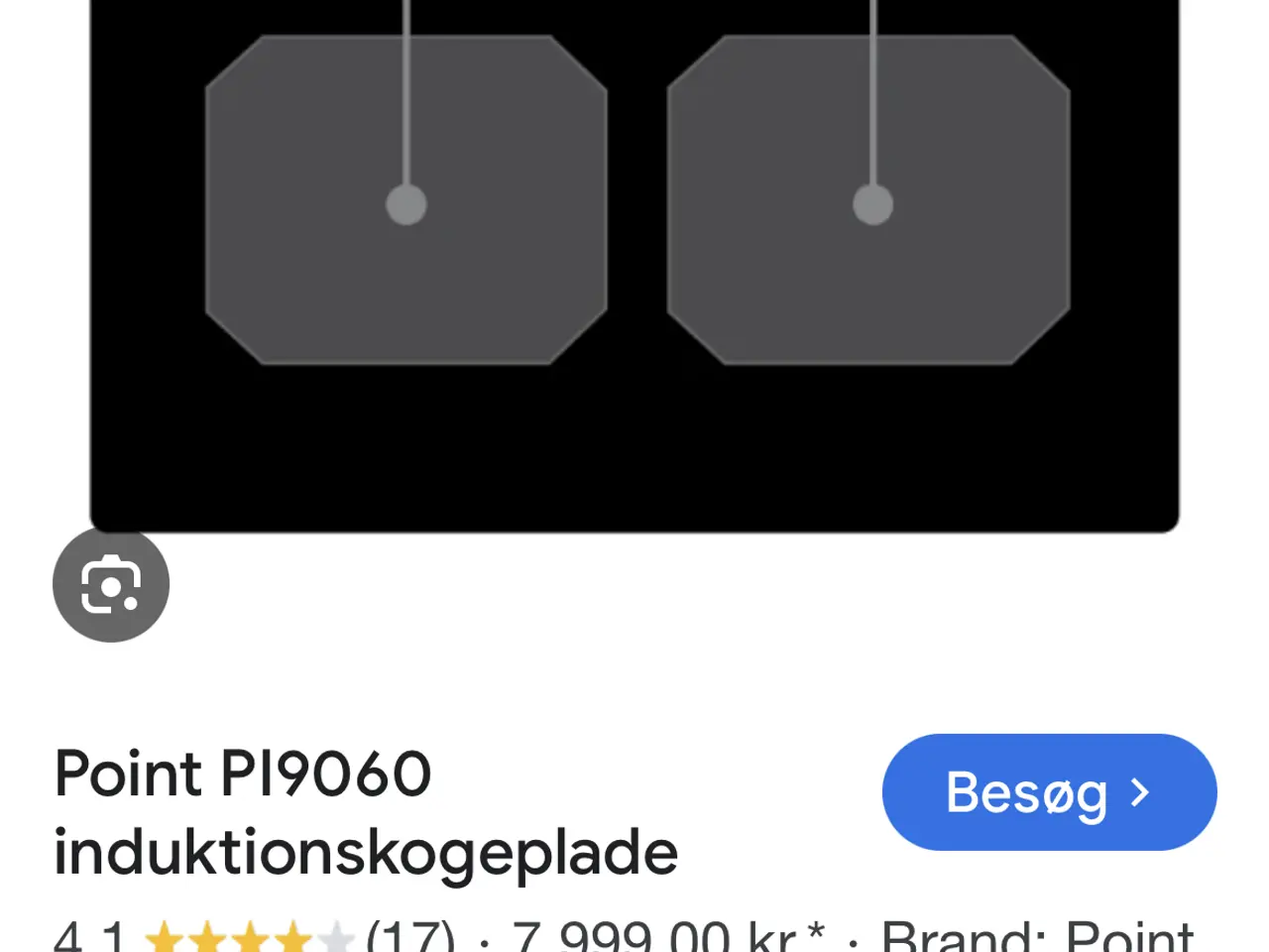 Billede 4 - Induktionsplade med brofunktion