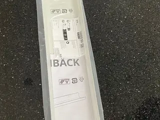 Hvid Malmbäck hylde 60 cm fra IKEA