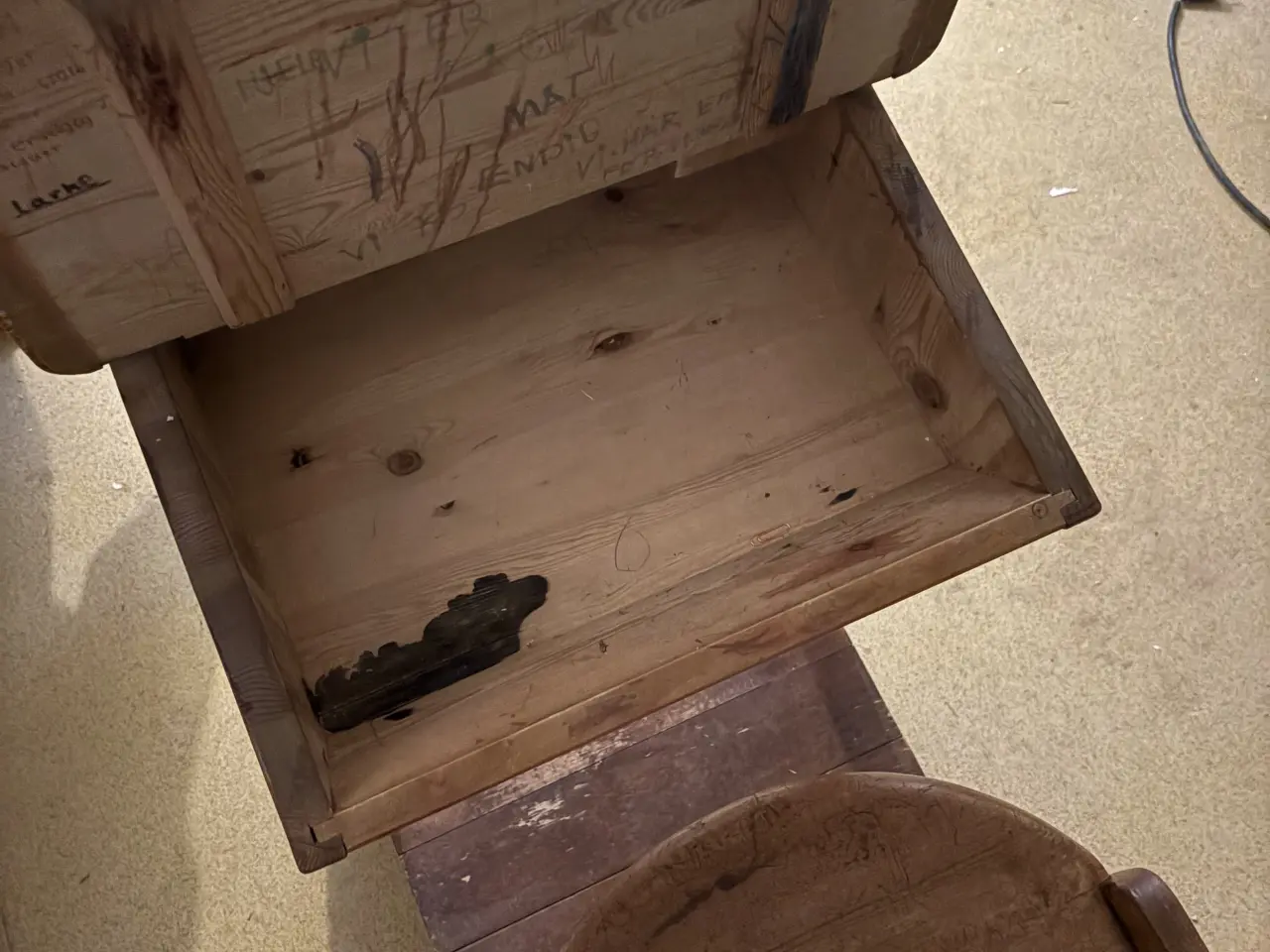 Billede 3 - Gammeldags skolepult