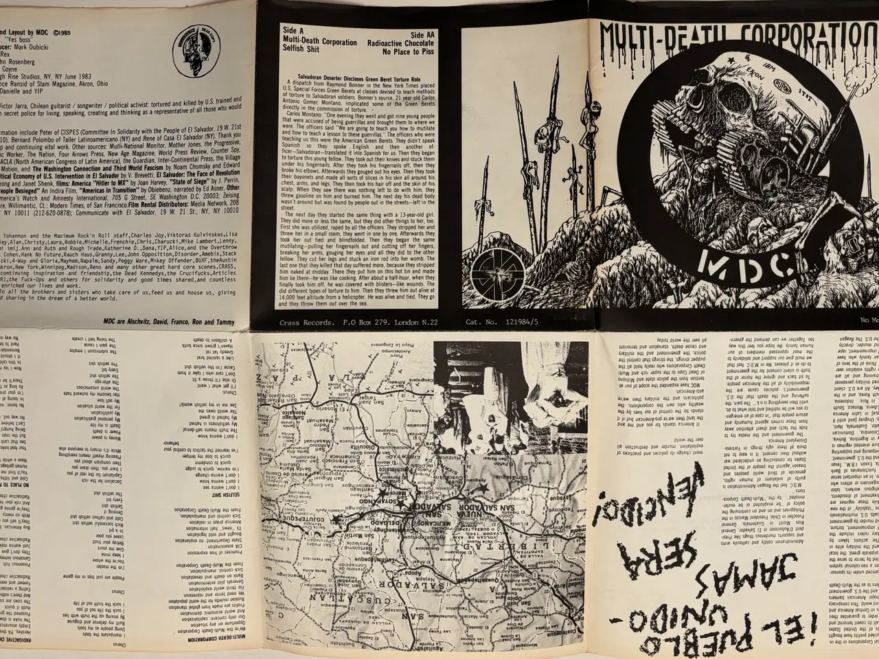 Billede 10 - Anarko Punk – 4 vinyl LP, 12" 7" Crass Records UK