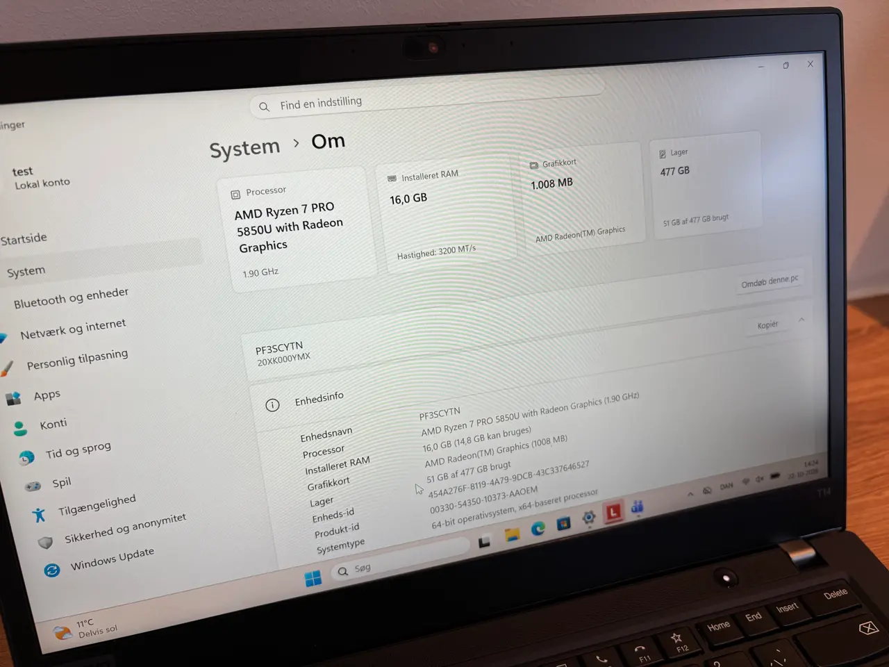 Billede 7 - Lenovo ThinkPad T14 Gen 2