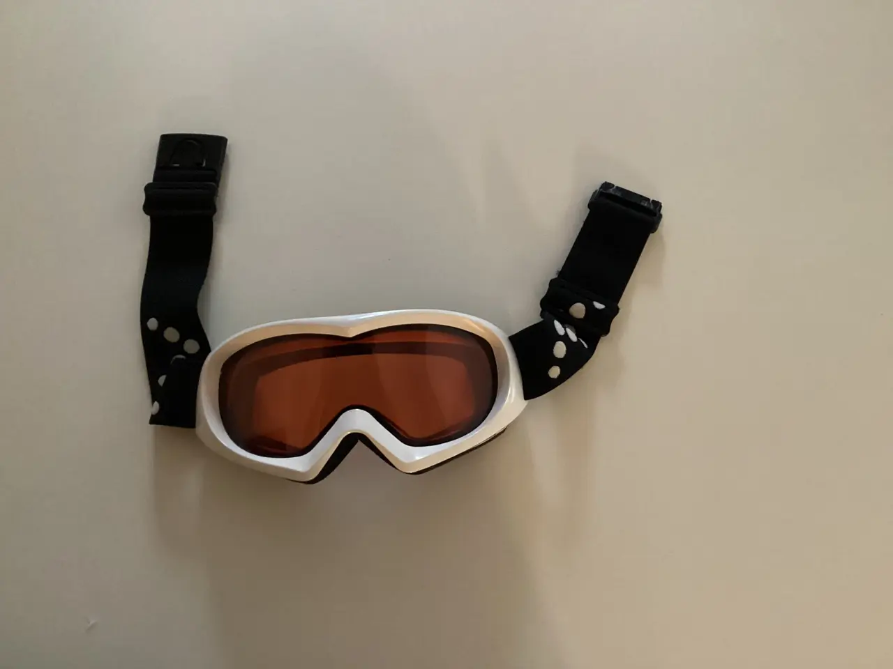 Billede 1 - Nye hvide skibriller med orange linse.