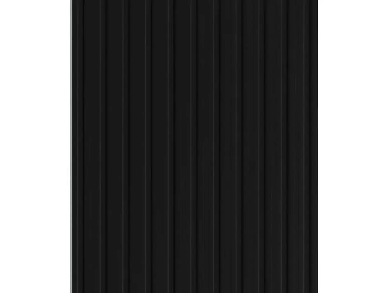 Billede 6 - Redskabsskur i galvaniseret stål 204 x 132 x 186 cm - antracitgrå