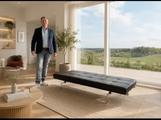 Poul Kjærholm PK-80 Daybed i sort grace læder.
