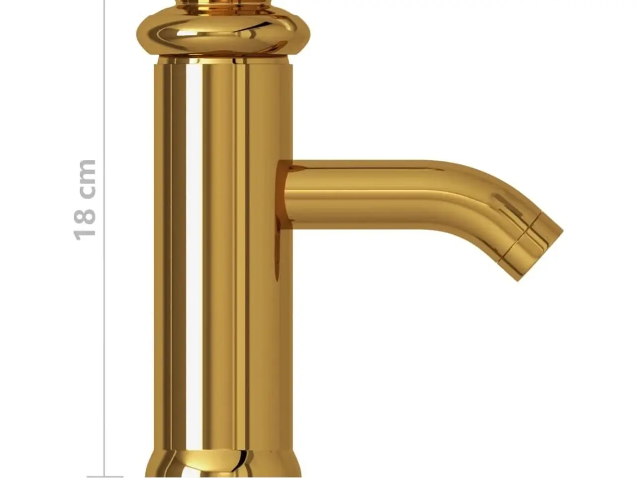 Billede 5 - Badeværelseshåndvask-armatur 130 × 180 mm - guldfarvet