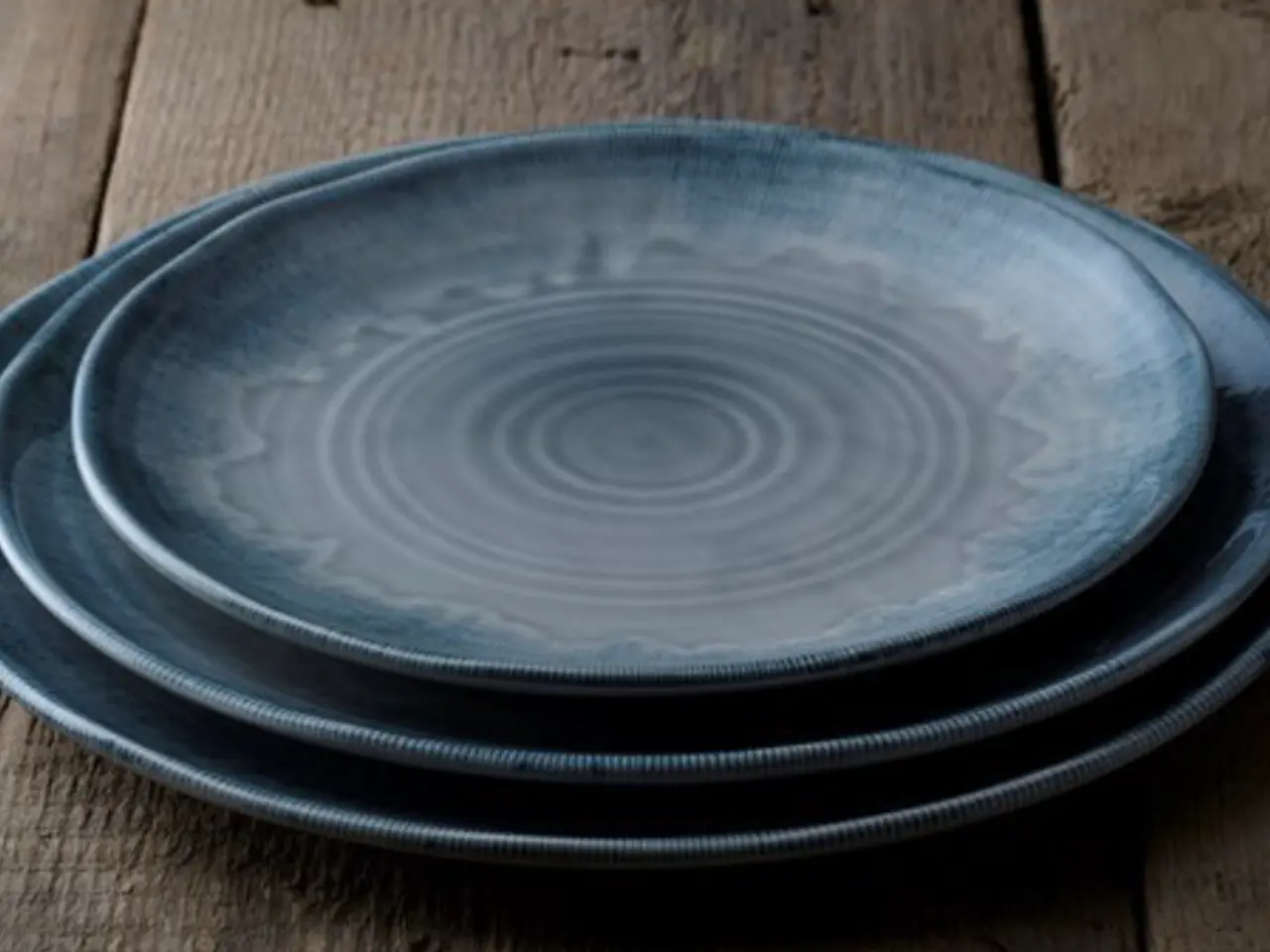 Billede 3 - 13 stk. Dudson Harvest Flux flad tallerken uden fane, grå, ø16,4 cm