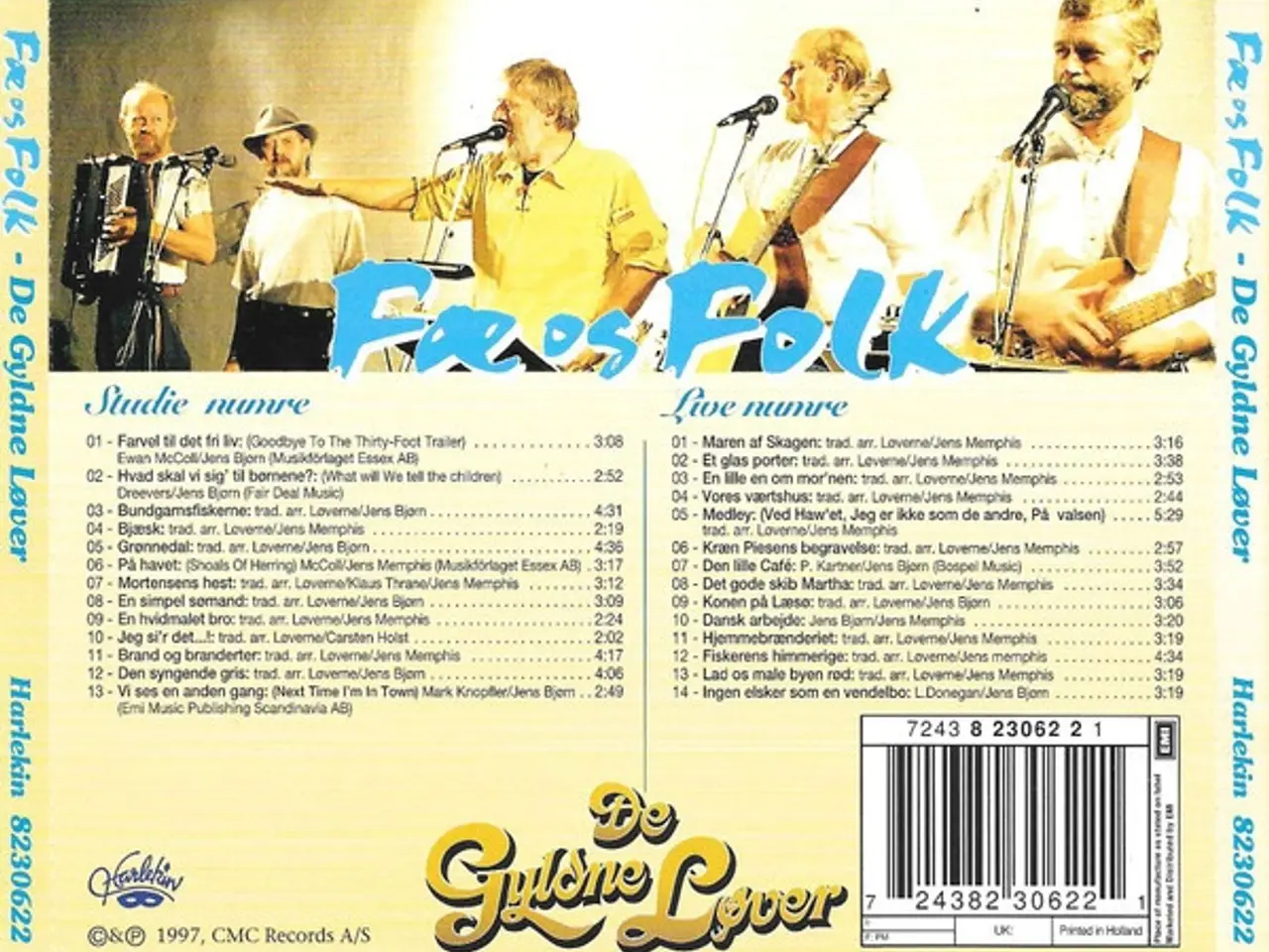 Billede 2 - De Gyldne Løver – Fæ Og Folk – 2CD