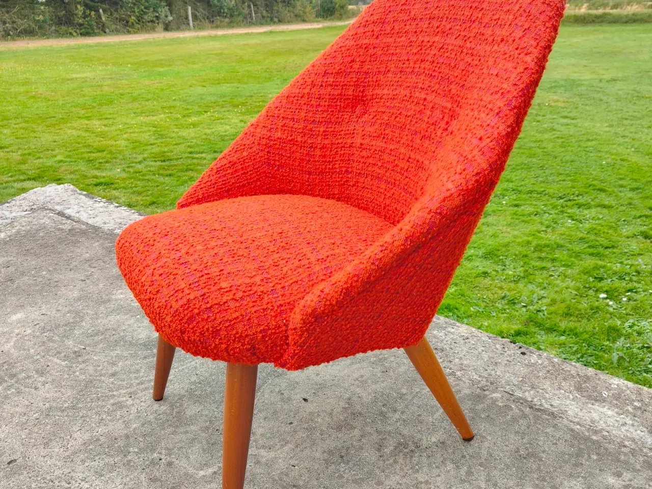 Billede 2 - Fin retro lænestol i orange