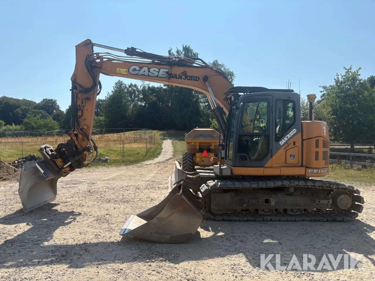 Billede 2 - Gravemaskine Case CX145C SR med Engcon & GPS