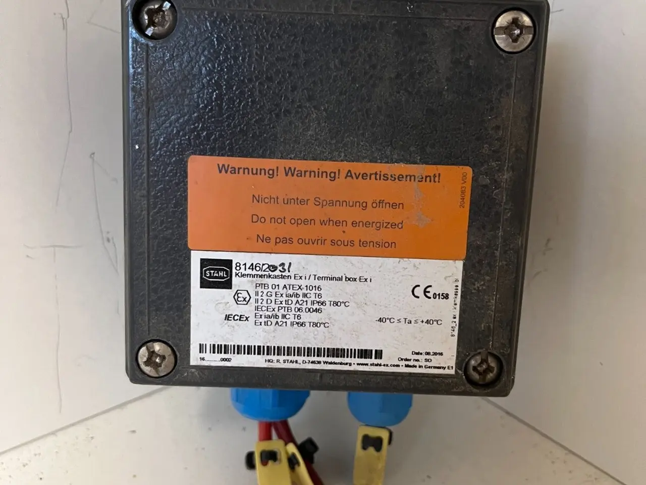 Billede 2 - Stahl 8146/31 Ex i Terminal Box - brugt Condition