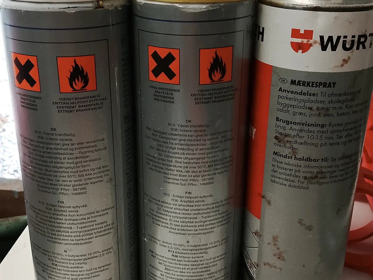 Billede 2 - Spraymarkeringsvogn med 8 stk spraydåser