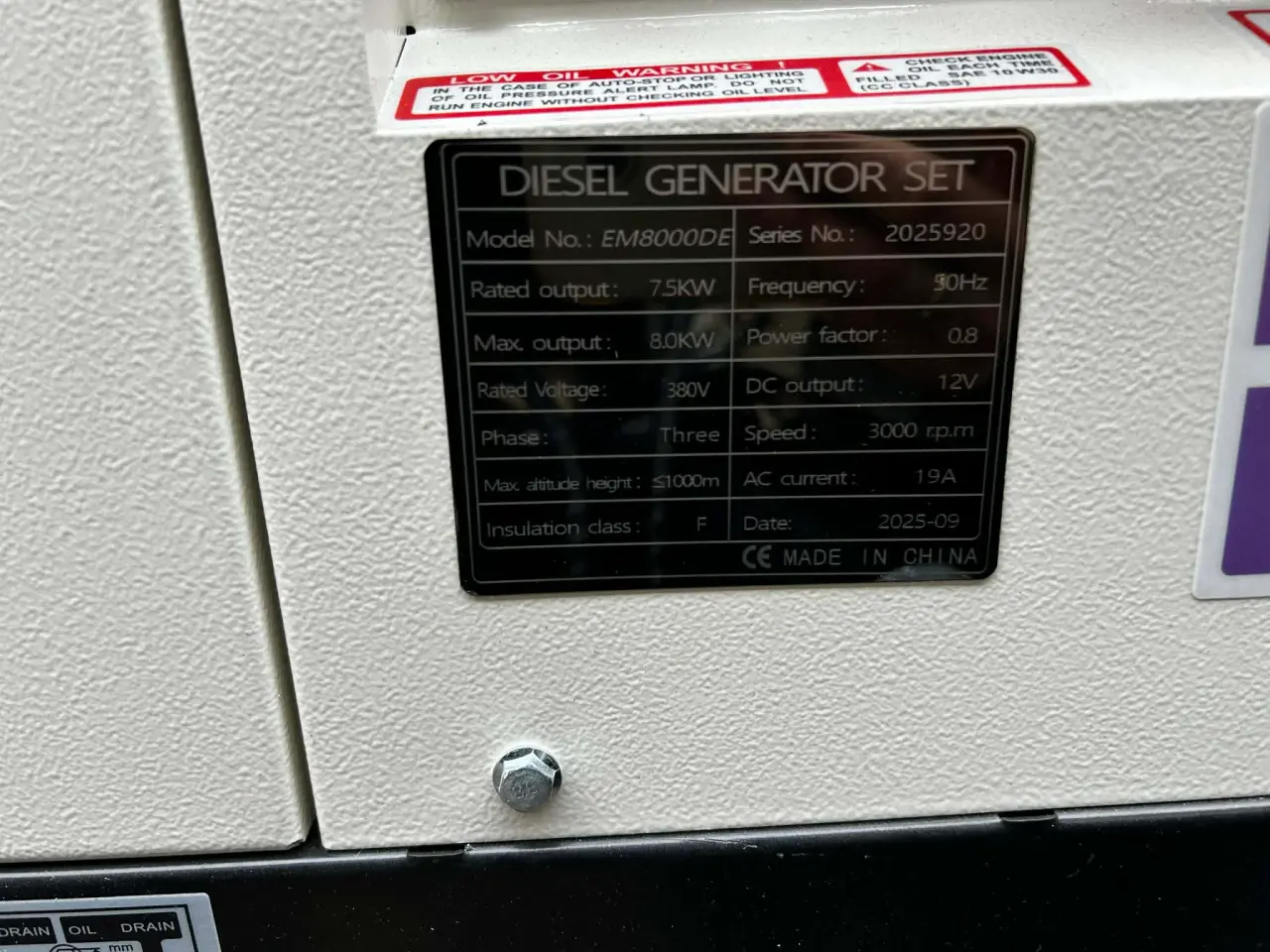 Billede 2 - Diesel Generator 8KW med ATS system