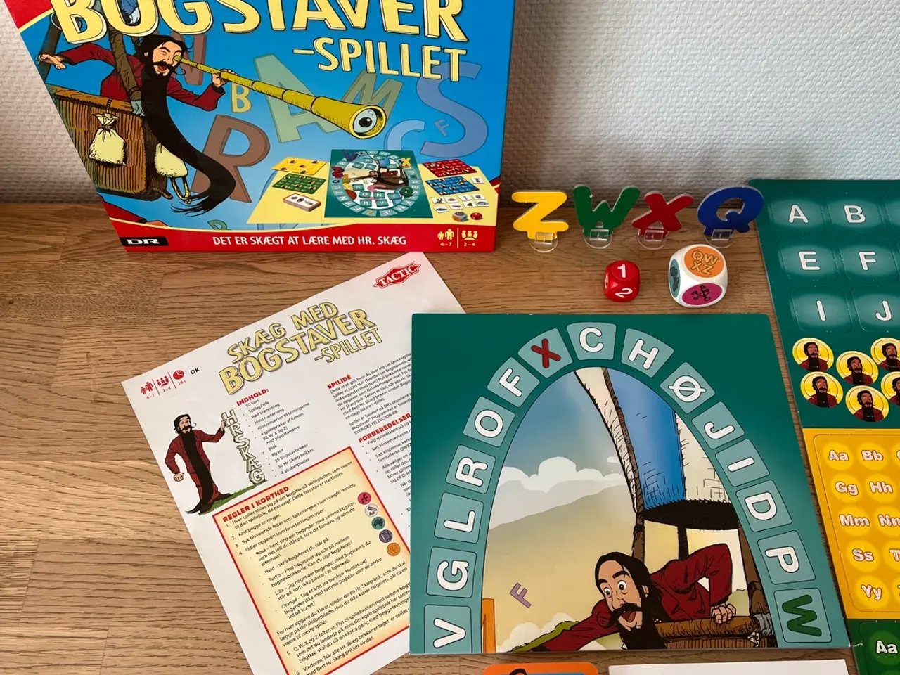 Billede 3 - KOMPLET SPIL: Skæg med bogstaver