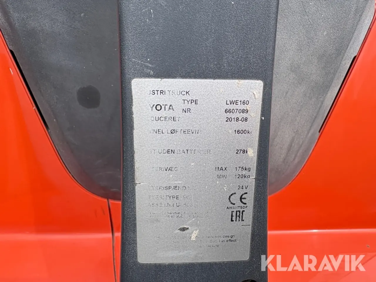 Billede 5 - Palletruck Toyota LWE160