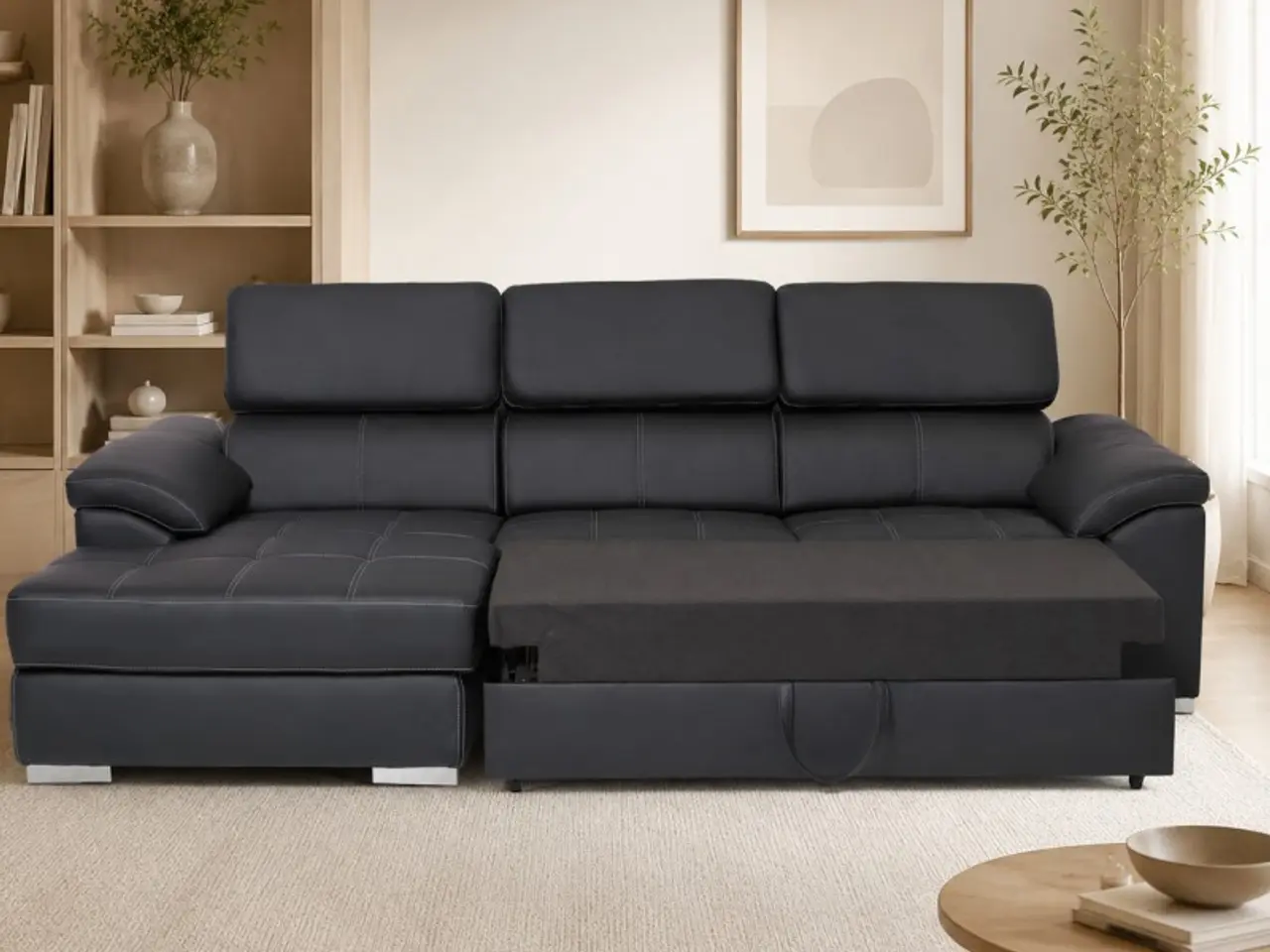 Billede 12 - Stitch Sovesofa Venstrevendt Med Indbygget Sengeudtræk