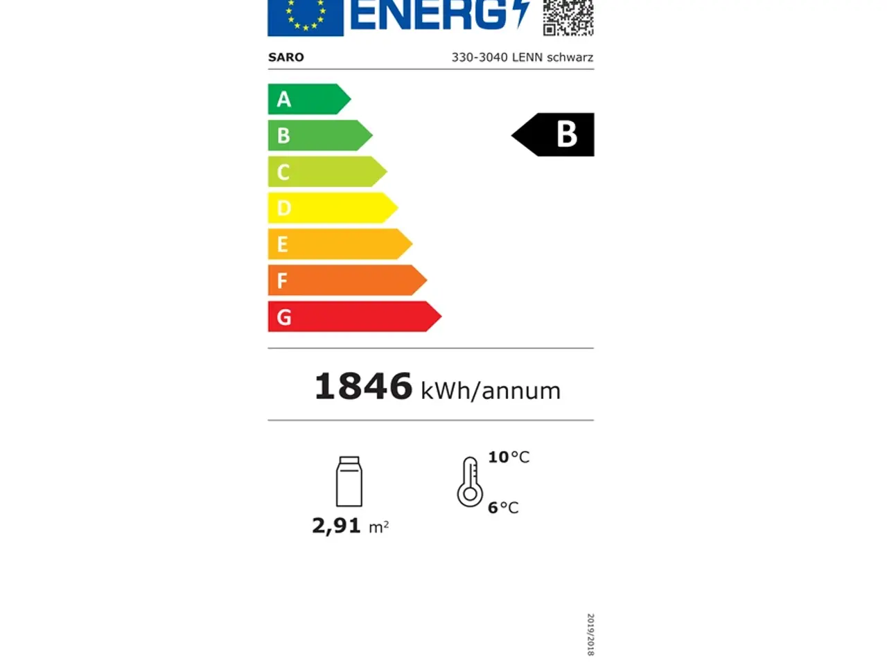 Billede 2 - Kølemontre 500 liter – B650 x D650 x H1945 mm