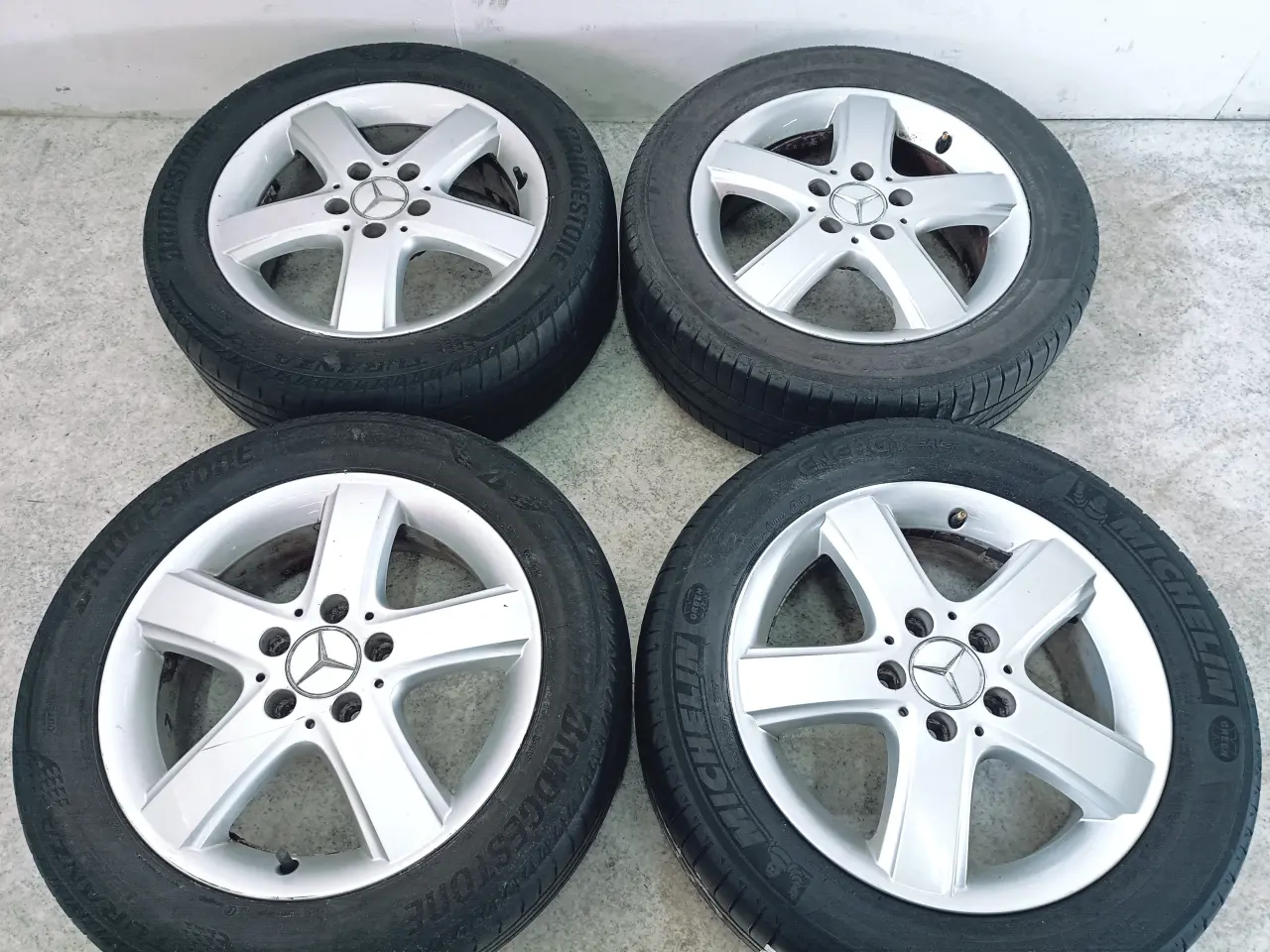 Billede 5 - 5x112 16" ET46 nav 66,6ø Mercedes fælge