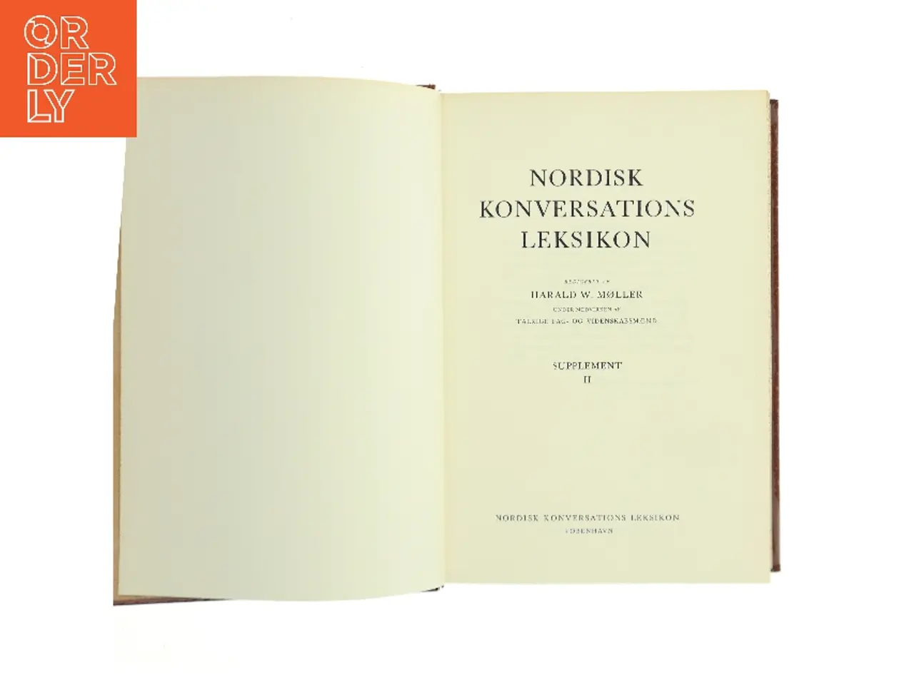 Billede 2 - Nordisk Konversations Leksikon. Supplement II af Harald W. Moller (Bog)