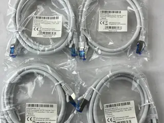 4x EFB K5525FWS Cat.6A S/FTP Patch kabel 1.5m 10
