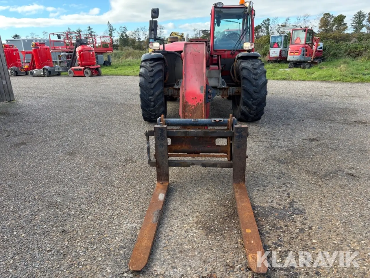 Billede 8 - Teleskoplæsser Manitou MT 732 med gafler