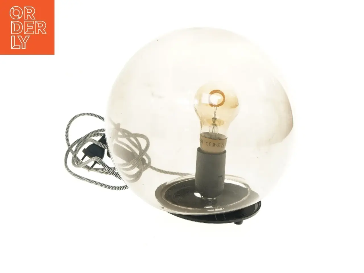 Billede 1 - Transparent globependel fra IKEA (str. Ø 25 cm)