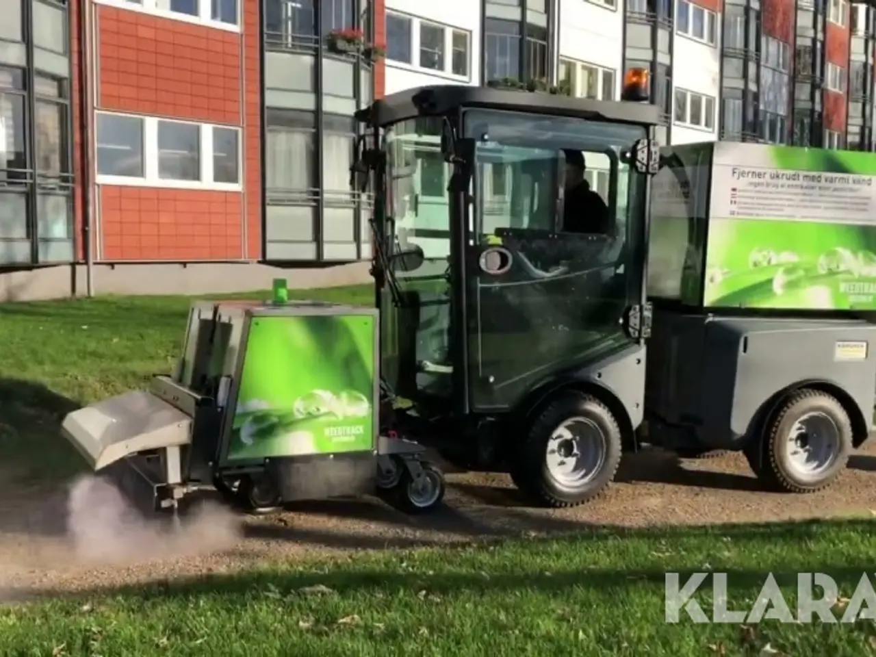 Billede 11 - Ukrudtsbekæmpelsesanlæg Greenheat Weed Track komplet sæt