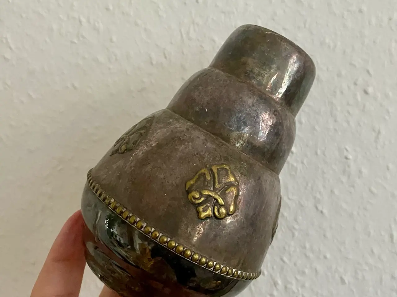 Billede 2 - Gammel pletsølv vase