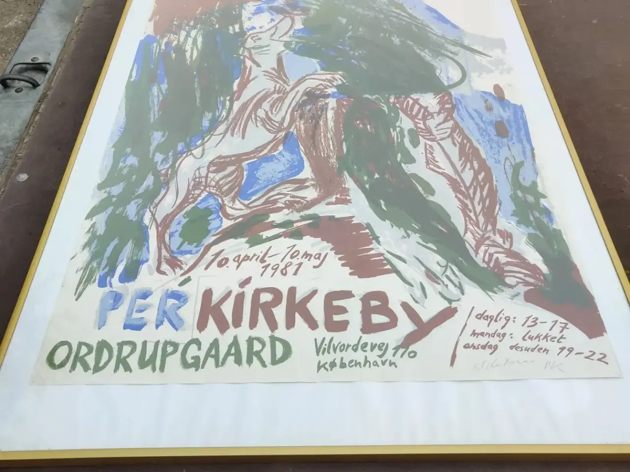 Billede 1 - Plakat PER KIRKEBY