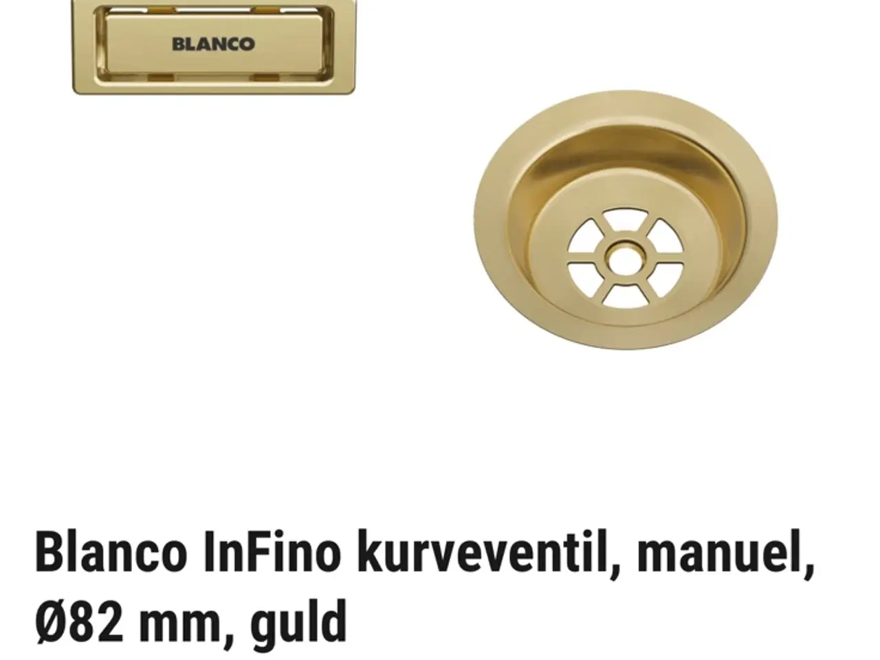 Billede 1 - Blanco afløbssæt i guld