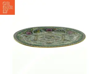 Dekorativt kinesisk porcelænstallerken