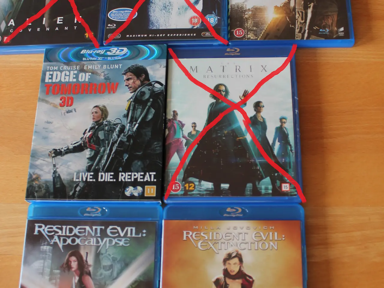 Billede 1 - 4 blandede blu-ray science fiction