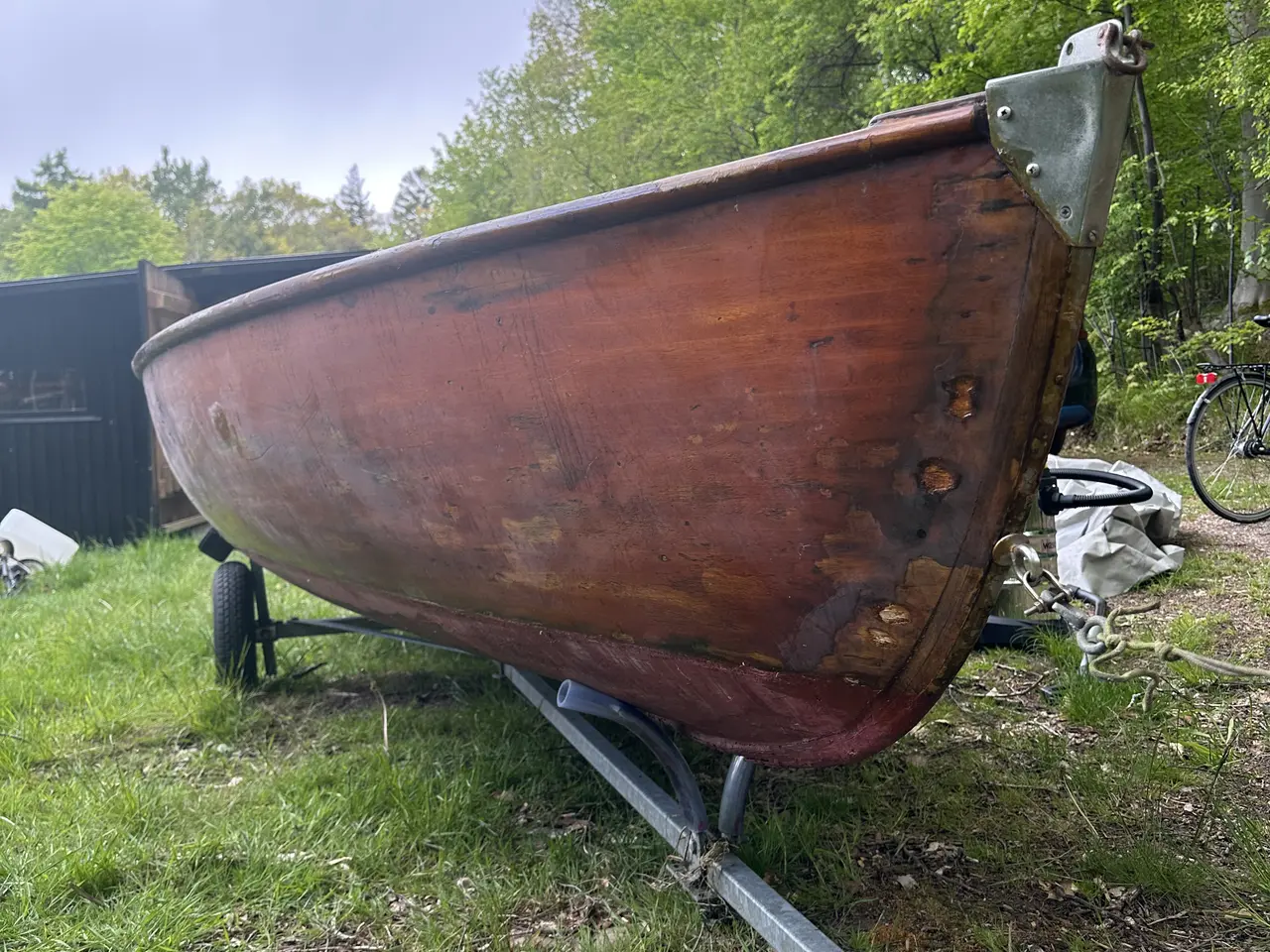Billede 2 - Nordborg 15 jolle i mahogni 