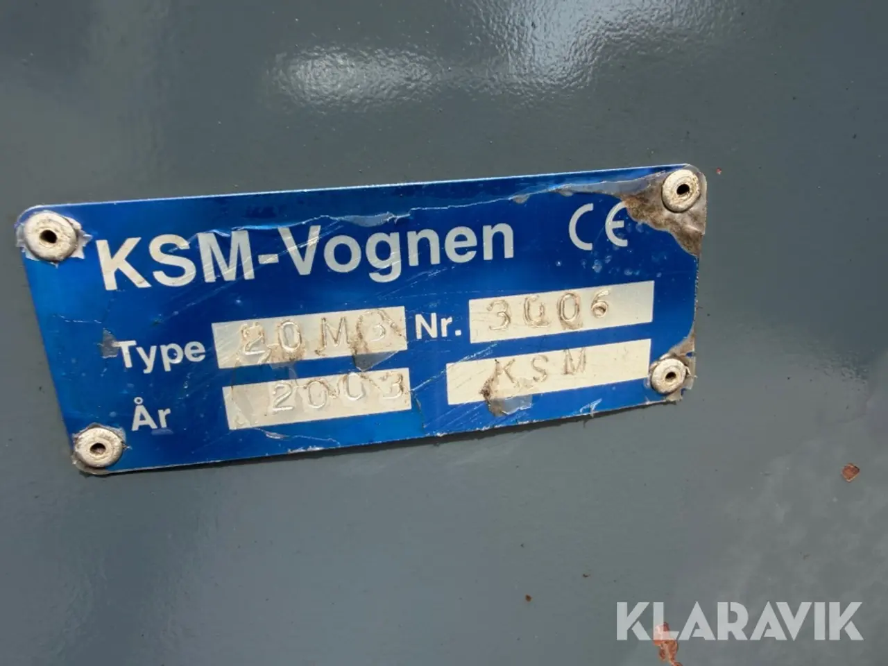 Billede 5 - Højtipvogn KSM-Vognen 20m3 - 16 tons