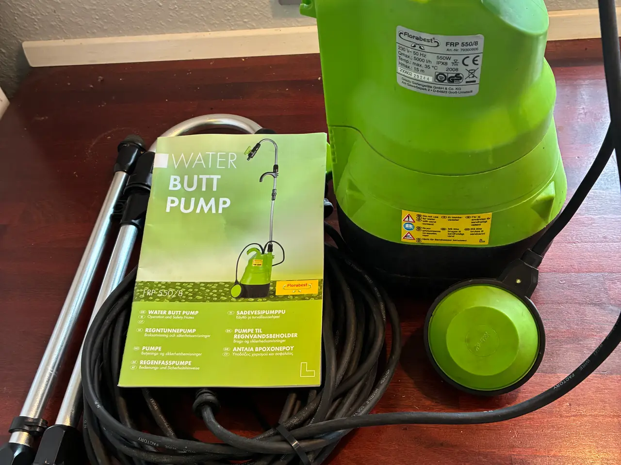 Billede 2 - Dykpumpe 550 W