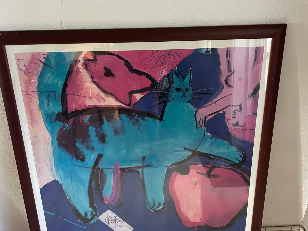 Billede 1 - Michael Leu plakat i ramme