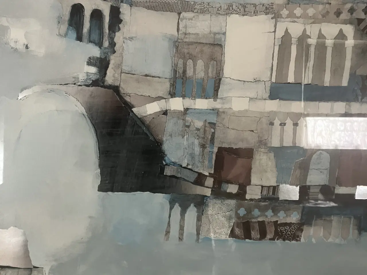 Billede 2 - Litografi fra Rosina Wachtmeister. Venedig