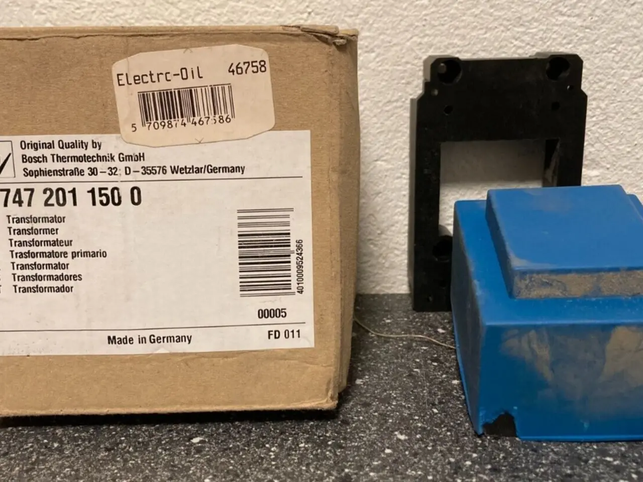 Billede 1 - Bosch Electr-Oil Transformer PN: 8747201150 Blue