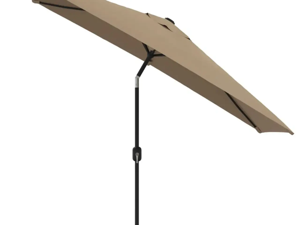 Billede 3 - Parasol med metalstang 300 × 200 cm - gråbrun