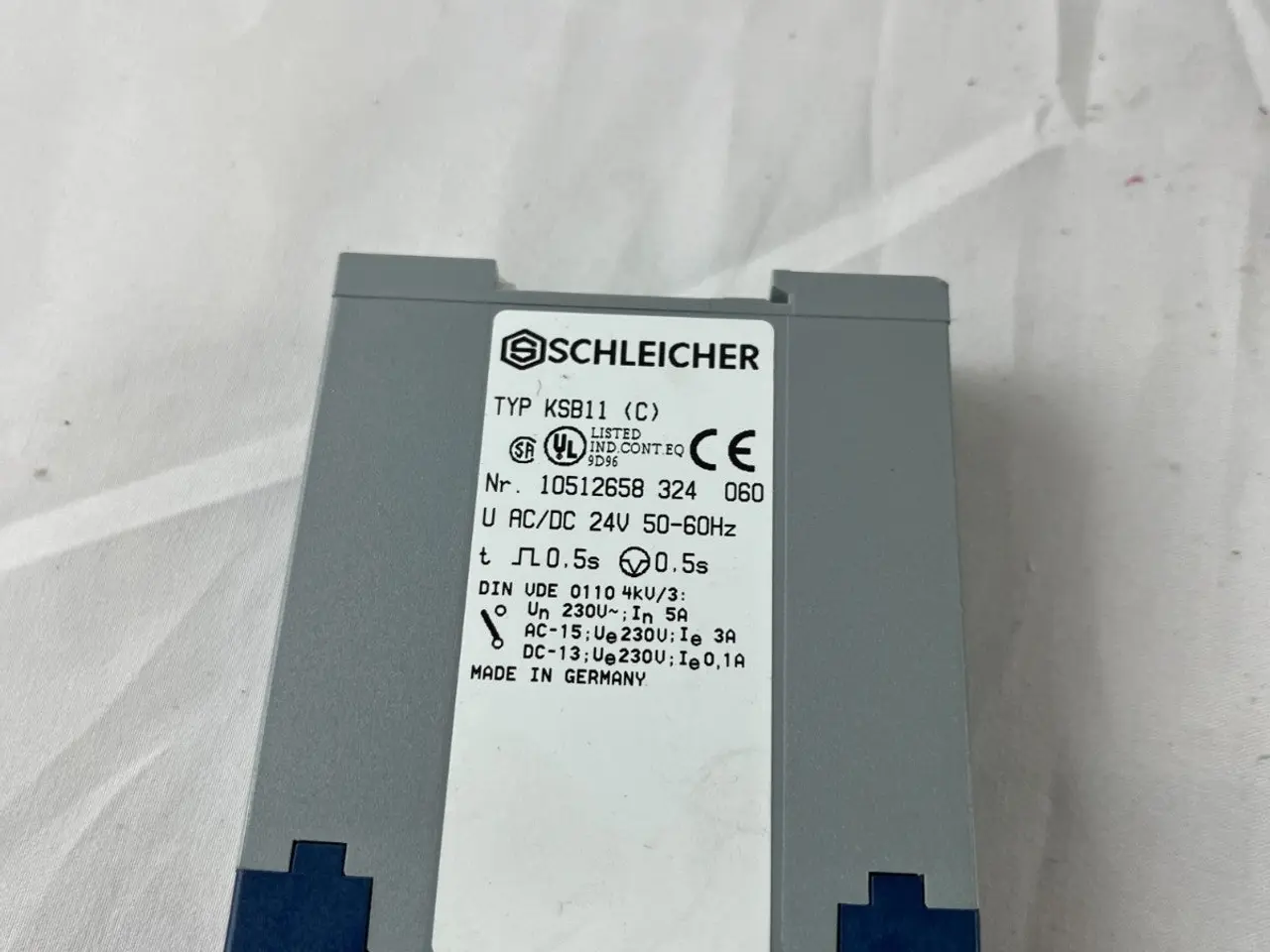 Billede 8 - Schleicher KSB11 (C) Time Delay relæ 24V AC/DC