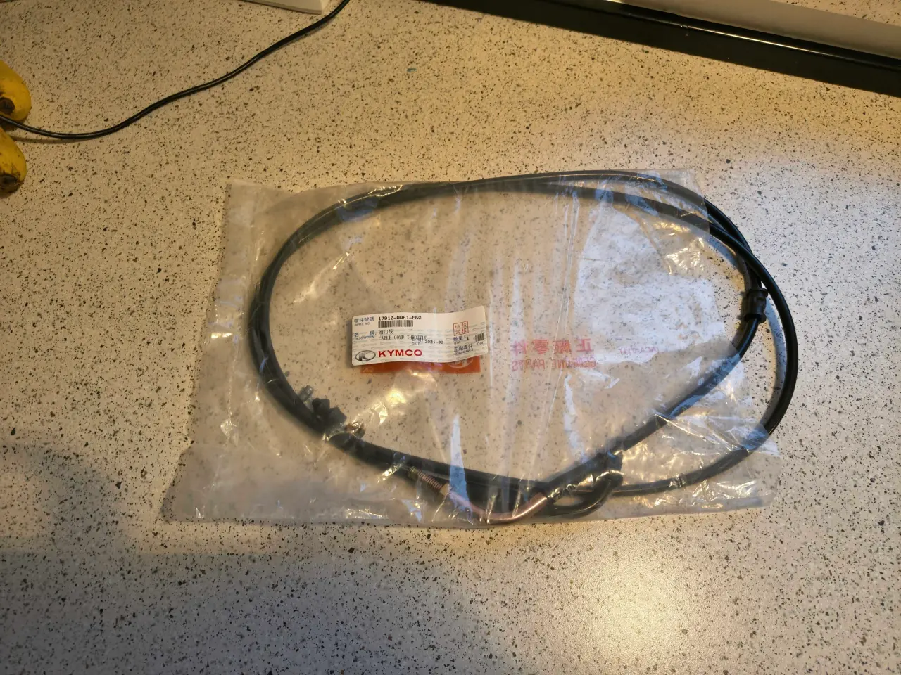 Billede 1 - Kymco agility gas kabel