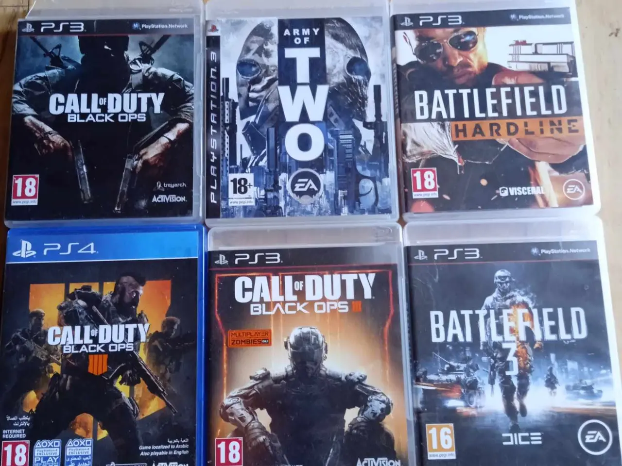 Billede 1 - shooter spil pakke ps3/ps4
