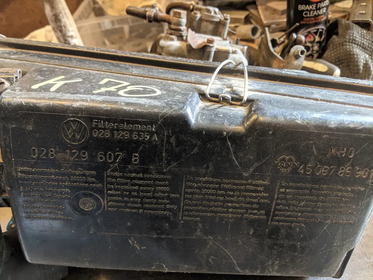 Billede 3 - VW K70 Karburator og luftfilterkasse.